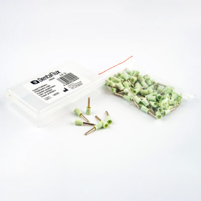 Copas Profilaxis Goma Blanco 100uds Dentaflux