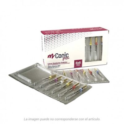 mConic Flex Limas Rotatorias Niti 31mm 6 Uds