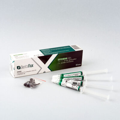 Gel Ácido Grabador 37% Verde Kit 4 Jeringas 3,5g Dentaflux