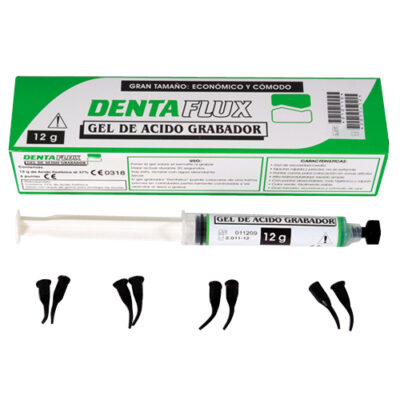 Puntas Cánulas para Jeringas Acido Grabador Reposición 6 uds. Dentaflux