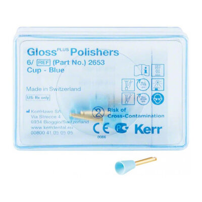 Gloss Plus Pulidores, Reposición Caja 6 unidades Kerr Hawe COPA