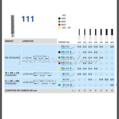 111-012 FG DIAMANTE FIG.837 5u