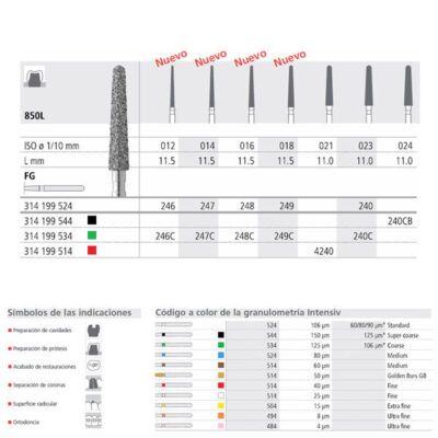 FG 240/6 850L-023 FG DIAM. MEDIO 6U.