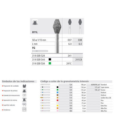 FG 241/6 811L-037 FG DIAM. MEDIO 6U.