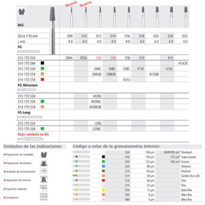 FG 208/6 845-014 FG DIAM. MEDIO 6U.