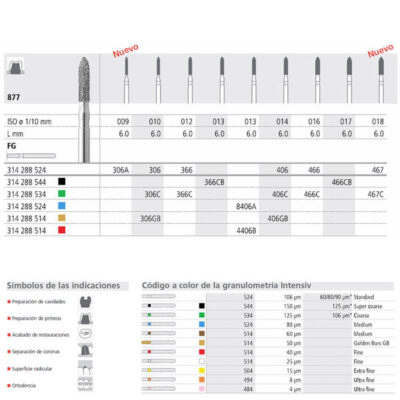 FG 366/6 877-012 FG DIAM. MEDIO 6U.
