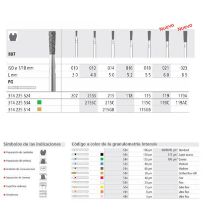FG 115/6 807-018 FG DIAM. MEDIO 6U.