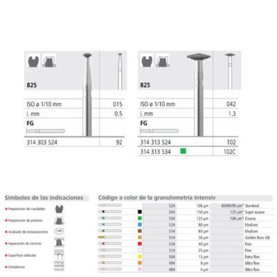 FG 102/6 825-042 FG DIAM. MEDIO 6U.