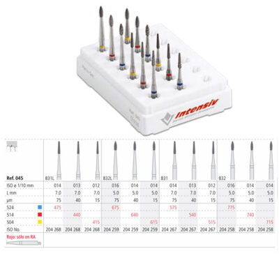 Perio Set Intensiv Fresas para Periodoncia