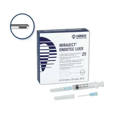 AGUJAS MIRAJECT ENDOTEC 23g LUER 0.6x25 25u