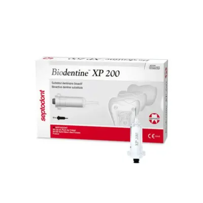 Biodentine XP 200 Sustituto Dentina Bioactivo 10 Cartuchos, Pistón Negro Septodont
