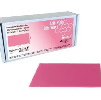 CERA ARTI-PINK BITE WAX X-HARD OVAL. "L" 24und.