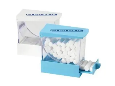 Dispensador de Algodón para 40 rollos, Blanco, 1 unidad, Euronda