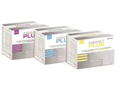 Agujas Dentales Inibsaject Plus 30G, Extracorta o Corta, Estériles Caja 100 uds Inibsa