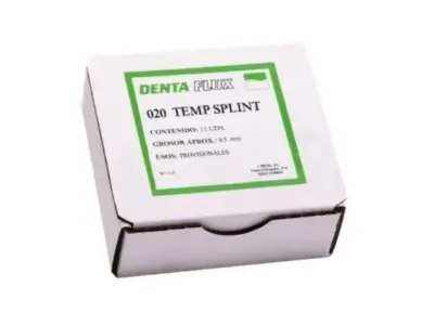 PLANCHAS 020 TEMP SPLINT 0,5mm. 50u.