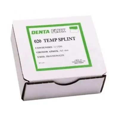 PLANCHAS 020 TEMP SPLINT 0,5mm. 50u.