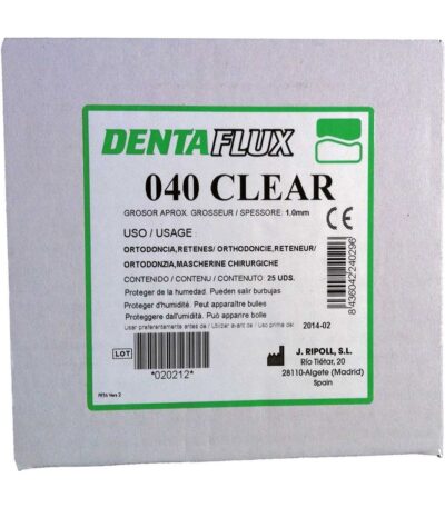 040 CLEAR 1mm. 25u. MACHINE