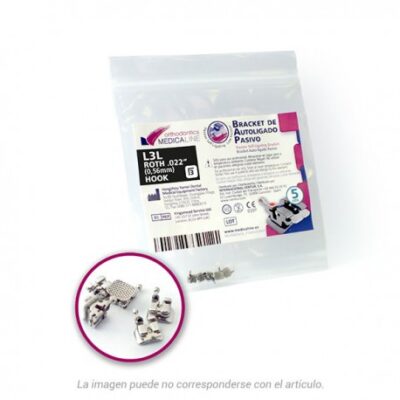 Bracket ML Cerámico con Ranura Roth .018 Reposición 5u Medicaline
