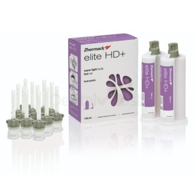 Elite HD+ Super Light Body Fast Set Silicona Adición 2 cartuchos 50ml Zhermack