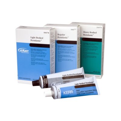 Permlastic Material de Impresión Base + Catalizador + Block de Mezcla Kerr Hawe