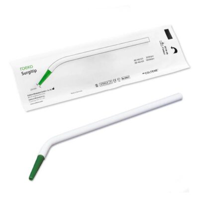 Surgitip Cánula de Aspiración 2,8mm Estéril Caja 100 uds + Adaptador Roeko Coltène