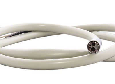 Manguito de silicona para odontología, flexible y resistente, utilizado en tratamientos dentales y odontológicos, compatible con diferentes equipos dentales, en color blanco, de alta calidad.