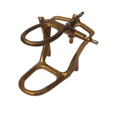 Resorte de extracción dental clásico en tonos dorados para procedimientos odontológicos precisos y personalizados.