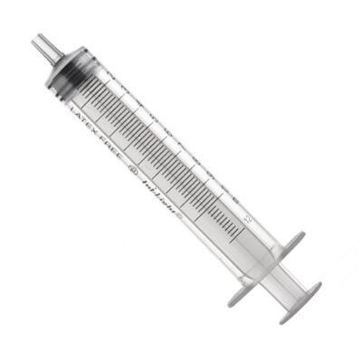Jeringa desechable INJ-LIGHT sin látex de 3 piezas