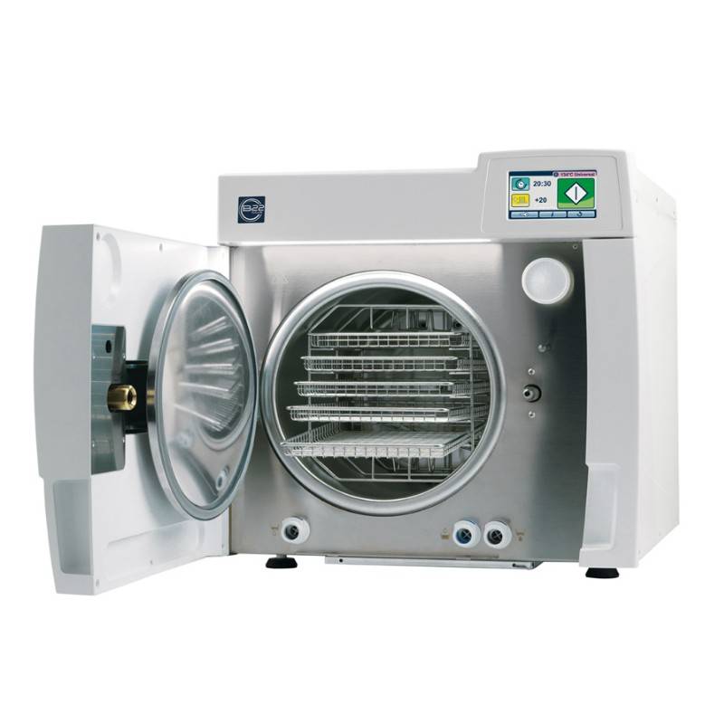 Autoclave dental profesional para esterilización de instrumentos odontológicos.