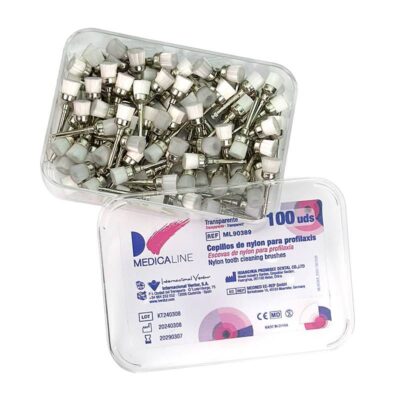 Cepillos Profilaxis Nylon Transparentes 100 uds. Medicaline