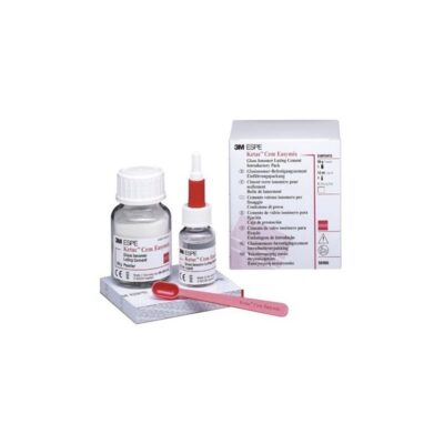 Lacasomerador de cemento de 3M ESPE para impresiones dentales, con boquilla y espátula para una aplicación precisa y personalizada en odontología.