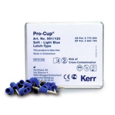 Pro-Cup Copas Profilaxis Rígida SIN Rosca Goma Sin Látex 120 uds Kerr Hawe