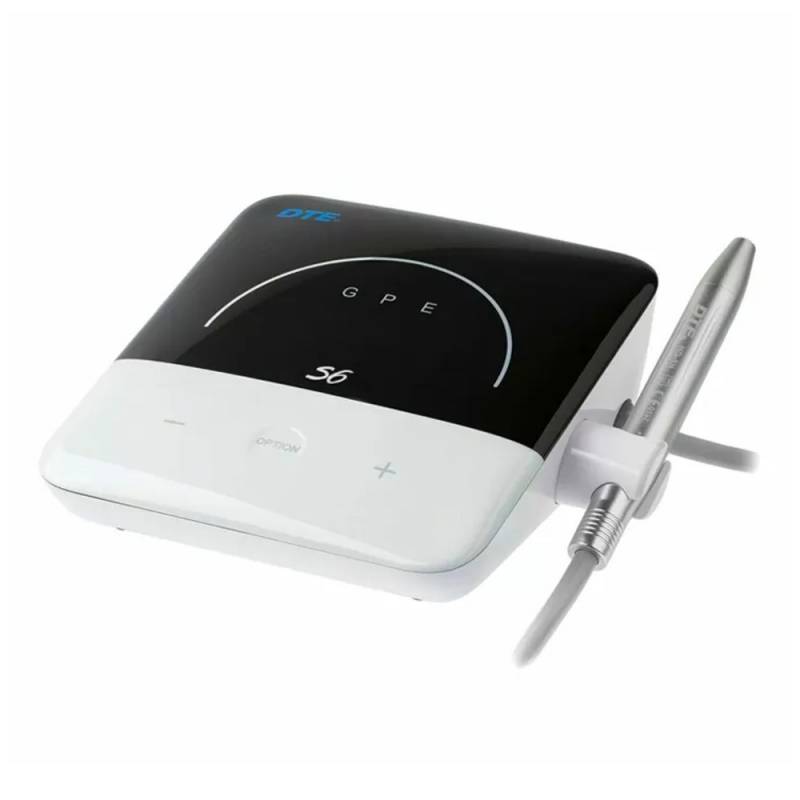 Medidor digital de conductividad para odontología, con pantalla táctil y puntero de precisión, ideal para mediciones odontológicas personalizadas y confiables.