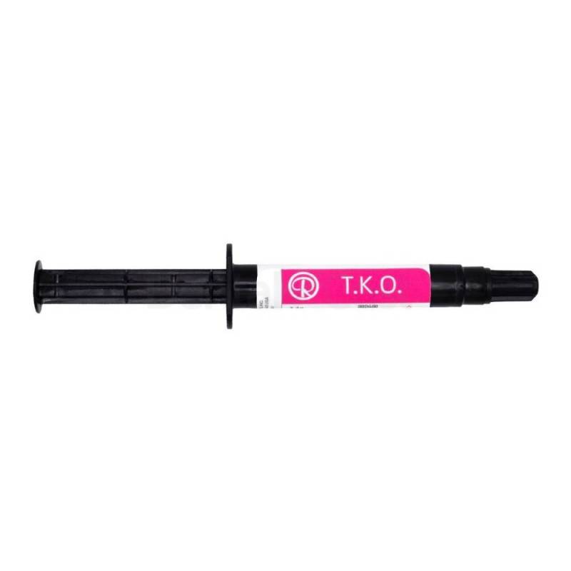 T.K.O. dispensador de cemento para prótesis dentales, producto odontológico personalizado para una correcta aplicación y precisión en tratamientos dentales.