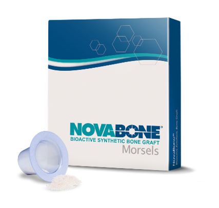 Injerto Óseo Aloplástico Macroporoso Particulado 0,5 g 2 copas NovaBone Dental