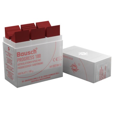 BAUSH PROGRESS 100 DISP. PLAST. ROJO 300tiras
