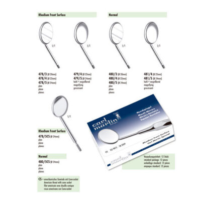 ESPEJO Nº5 CONE SOCKET RHODIUM 12u.