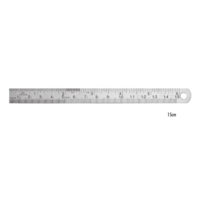 REGLA METALICA 15cm.