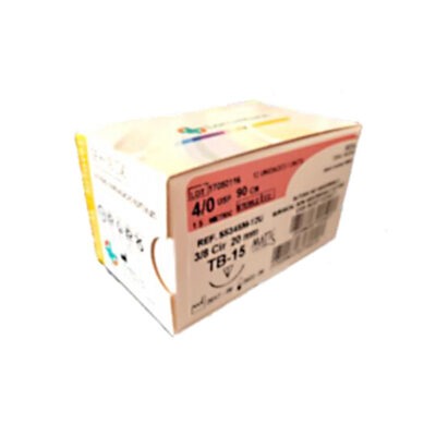 SUTURA SEDA TB-15 3/0 12u.