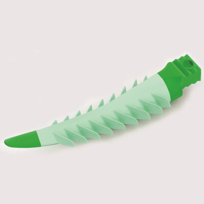 3D FUSION CUÑAS PLASTICO C/SIL GRANDE VERDE 100u