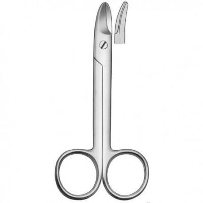 TIJERAS CORONA CURVA DENT. 10,5cm.