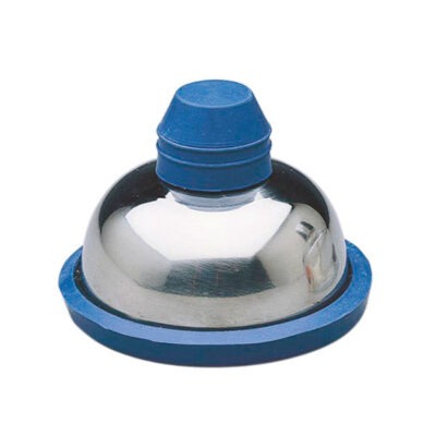 LAMPARA ALCOHOL ACERO BASE Y TAPA SILICONA