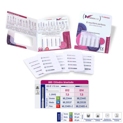 885M-014 FRESA FG DIAMANTE FIG 130 MEDIO 5 U.