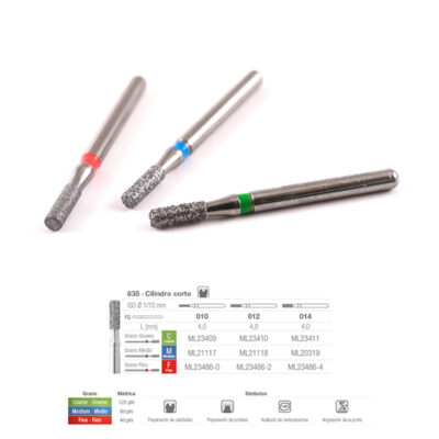 835C-010 FRESA FG DIAMANTE FIG 107 GRUESO 5 U.