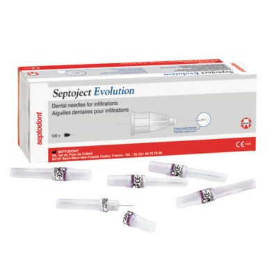 AGUJAS SEPTOJECT EVOLUTION 30G 25 0,3x25mm 100u.