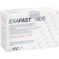 GC06053 Cartridges de inyección odontológica EXAmedic para tratamientos dentales con partículas de polímero y vinilo.