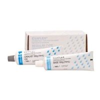 GC06062 Cemento odontológico EXAFLEX para restauraciones dentales, en tubo de 100 g, ideal para impresiones y prótesis.