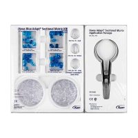 HN38395-2 Adaptador de matriz secuencial Hawe Blue, kit profesional para ortodoncia y odontología personalizada, con diferentes tamaños y recubrimientos para una precisión óptima.