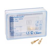 HN90446 Occlusión dental, productos personalizados para odontología, con cerdas para limpieza y cuidado dental, en lata transparente con instrucciones y certificaciones de calidad, ideal para clínicas dentales.