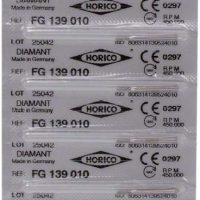 Desglose de productos odontológicos personalizados de HORICO para prótesis dentales, con detalles de lotes, referencias y características técnicas.